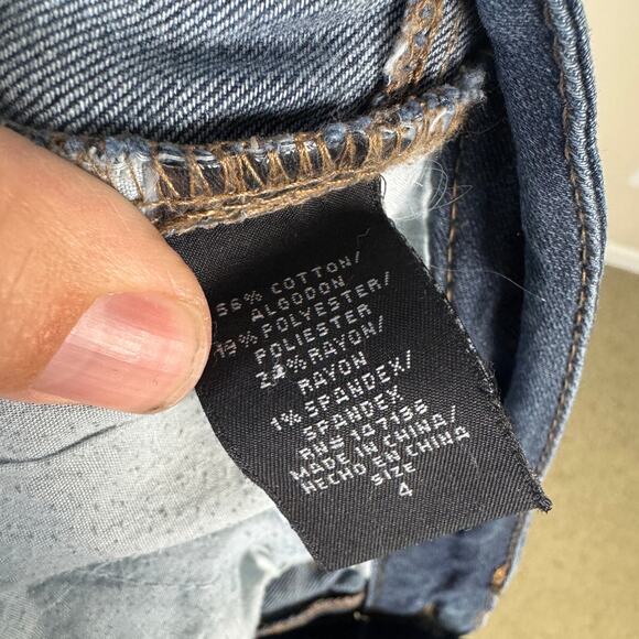 1822 Denim Slim Skinny Denim Stretch Blue Jeans US Women's 4 - Picture 5 of 7